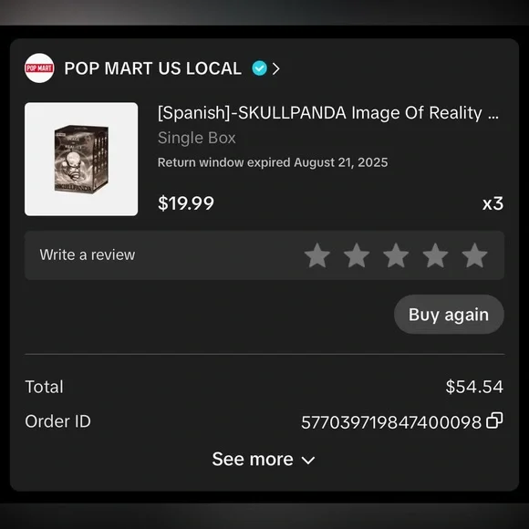 BLIND IMAGE OF REALITY SKULLPANDA 3 BOXES! - Picture 6 of 6